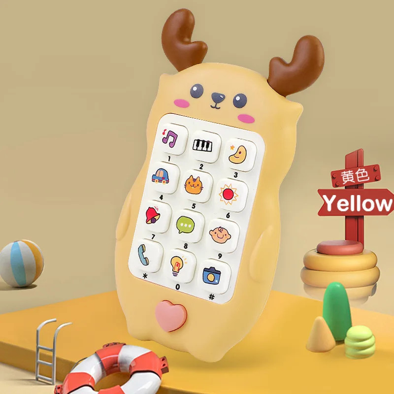 Baby Phone Toy Music Sound Teether Educational Infant Early Learning Gift