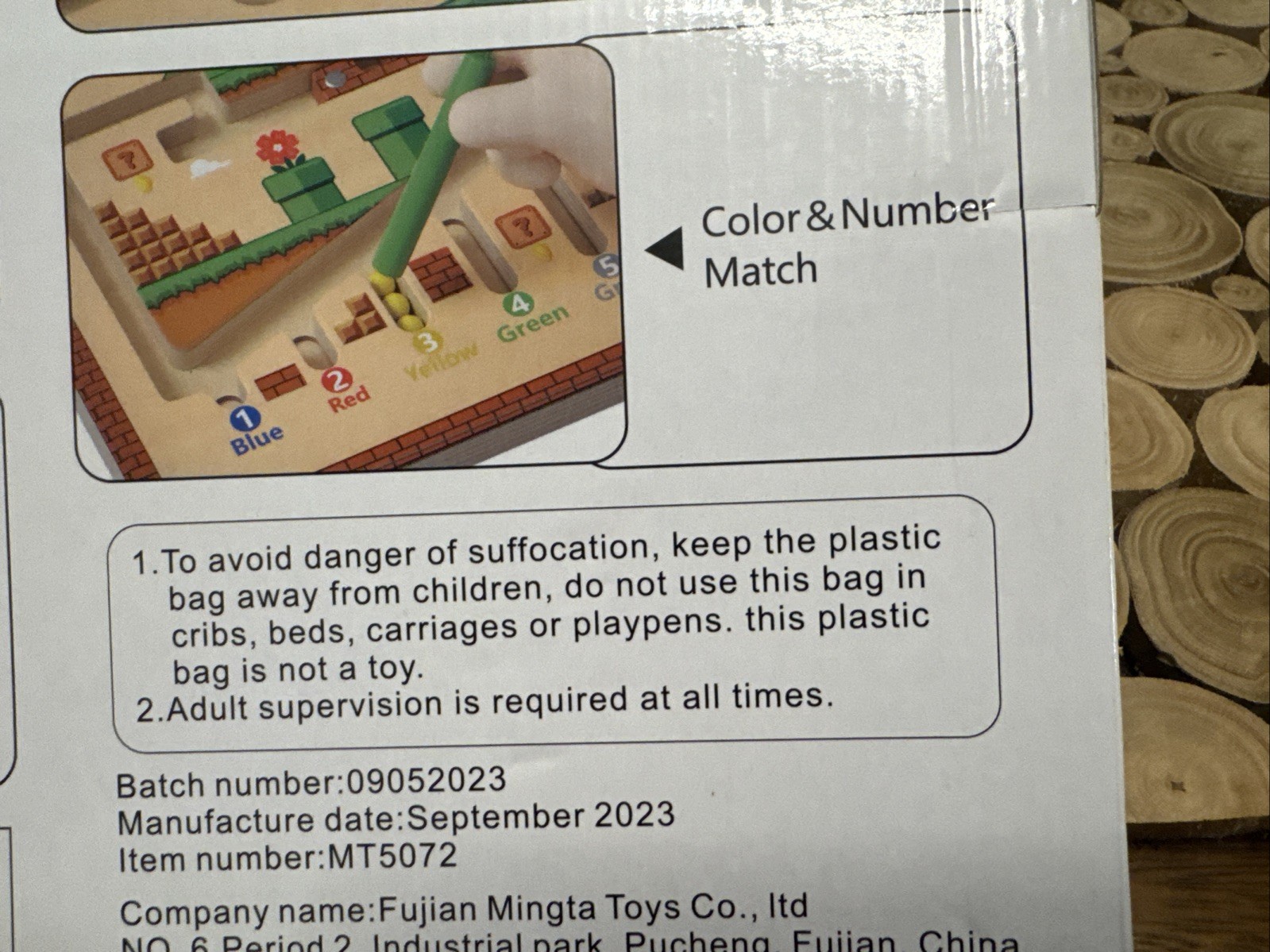 Magnet Counting Maze Color Recognition Number Counting Ages 3+ #9085