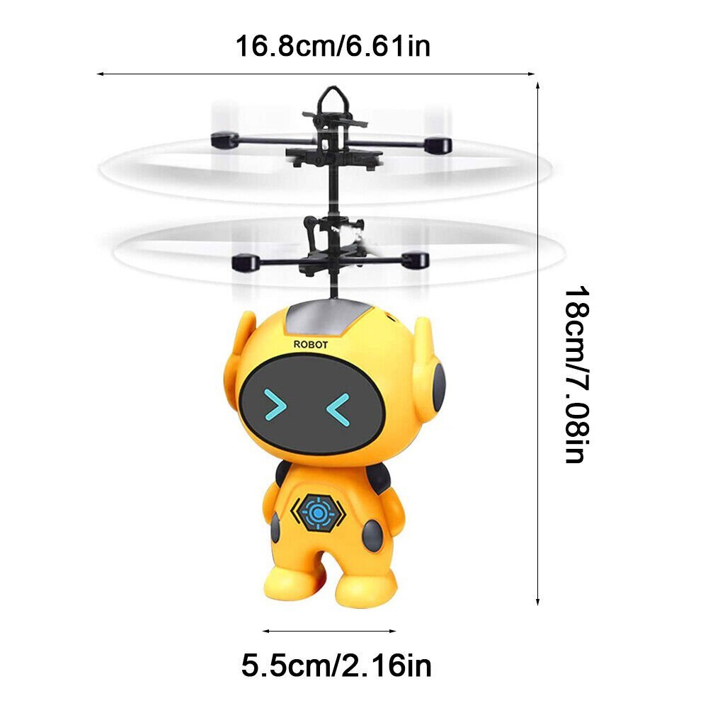 Electric Flying Ball Flying Robot Drone Toy Infrared Induction Cool Toys Gift