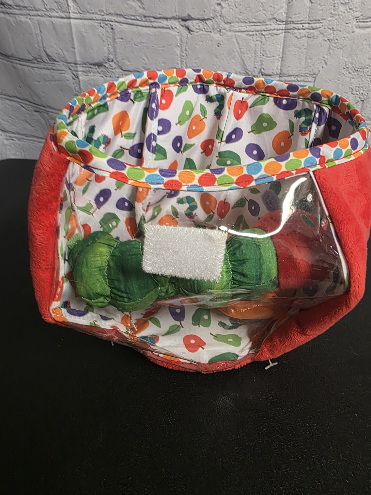 The Very Hungry Caterpillar Eric Carle Apple Plush Toy Baby Toddler Fruit