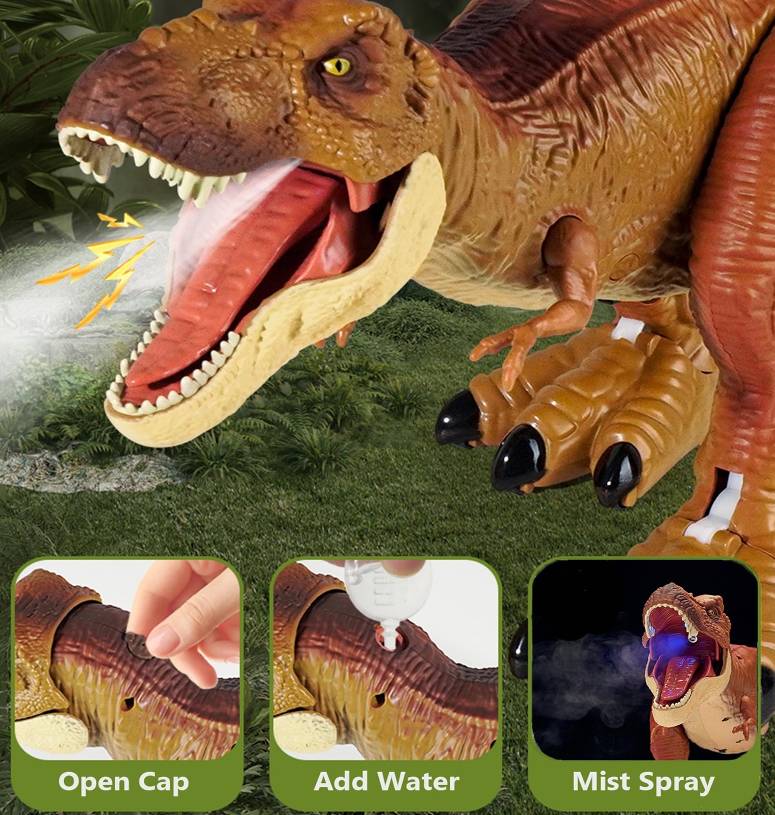 21inches Large Remote Control Dinosaur Toys for Boys Girls 3-10 Years Old RC …