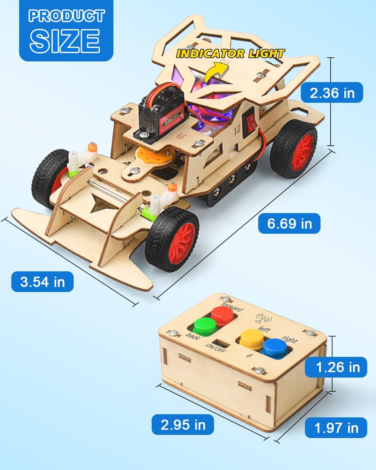 STEM Kits for Kids 8-13, Remote Control Car & 3D Puzzles, Great Gifts!
