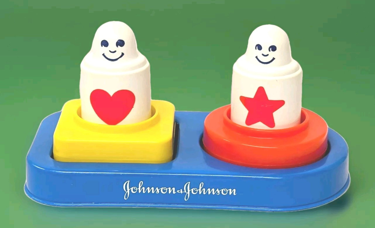 Vintage Johnson and Johnson Childs Bath Toy