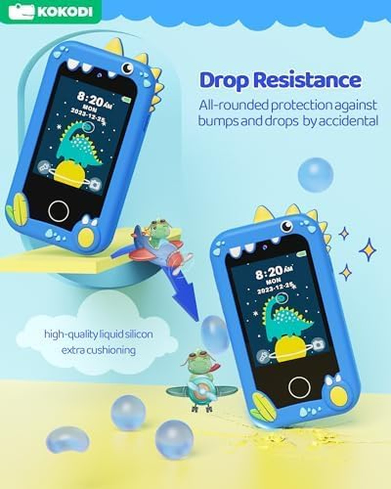 Kids Smart Phone Toys, Birthday Gifts Idea Dinosaur Toys for 3 4 5 6 7 8 Year Ol