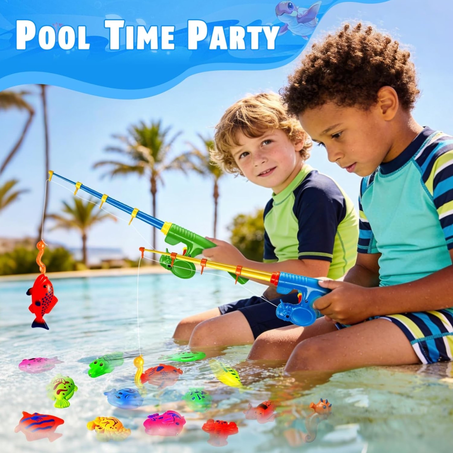 Multicolor Magnetic Fishing Toy Set: Engaging Learning for Boys and Girls