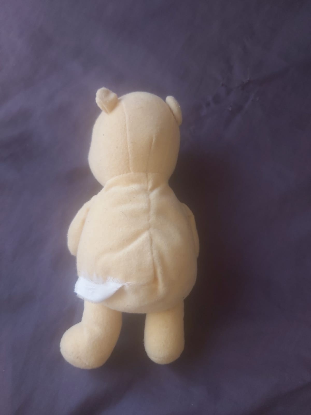 small teddy bear child toy olush soft stuffed animal beige kids gift