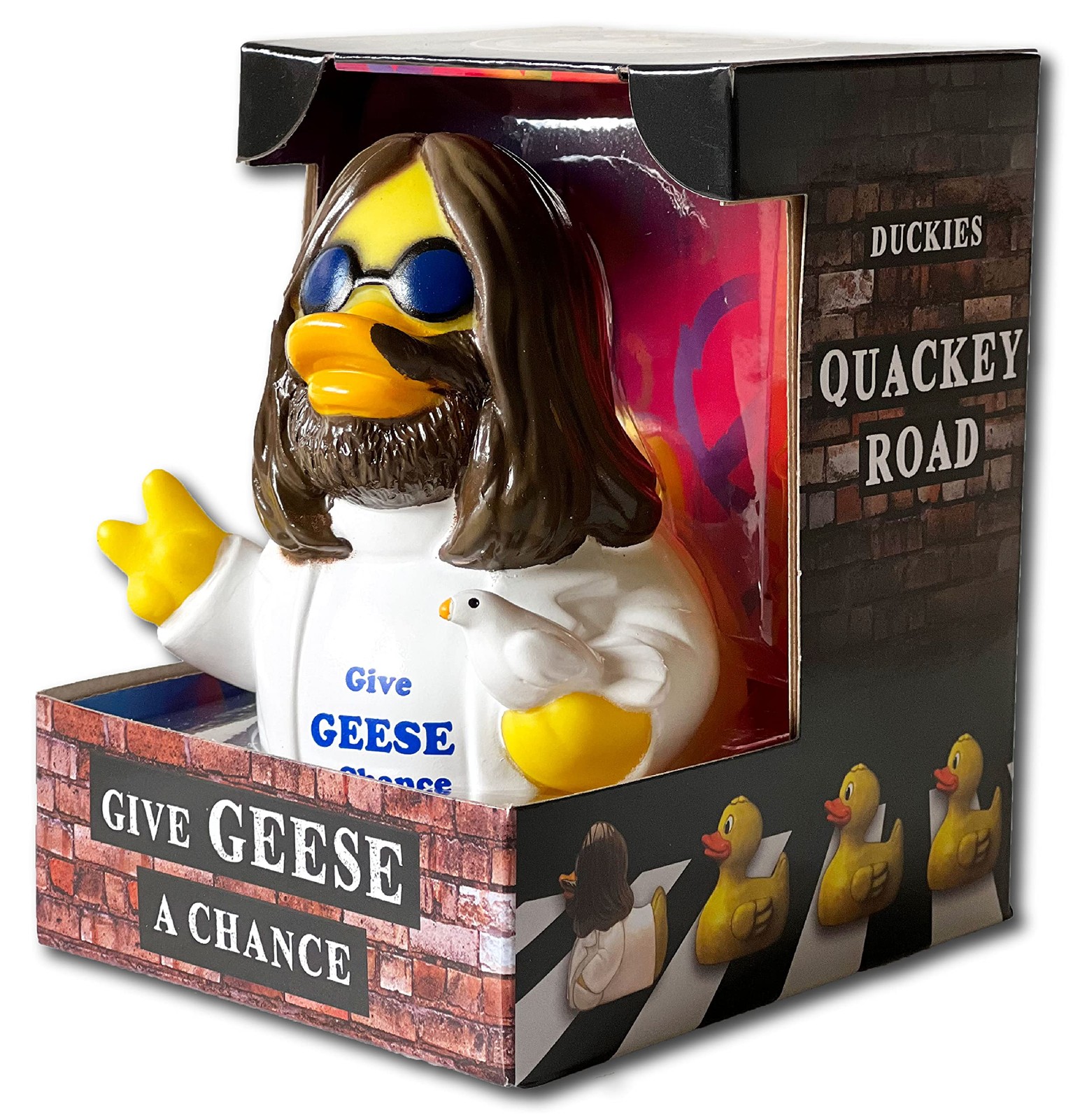 CelebriDucks – Give Geese A Chance – Floating Rubber Ducks – Small
