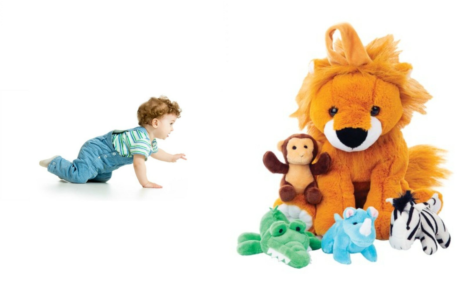 Animal Talking Plush Toddler Toy Crawling Baby Developmental Lion carrier Gift