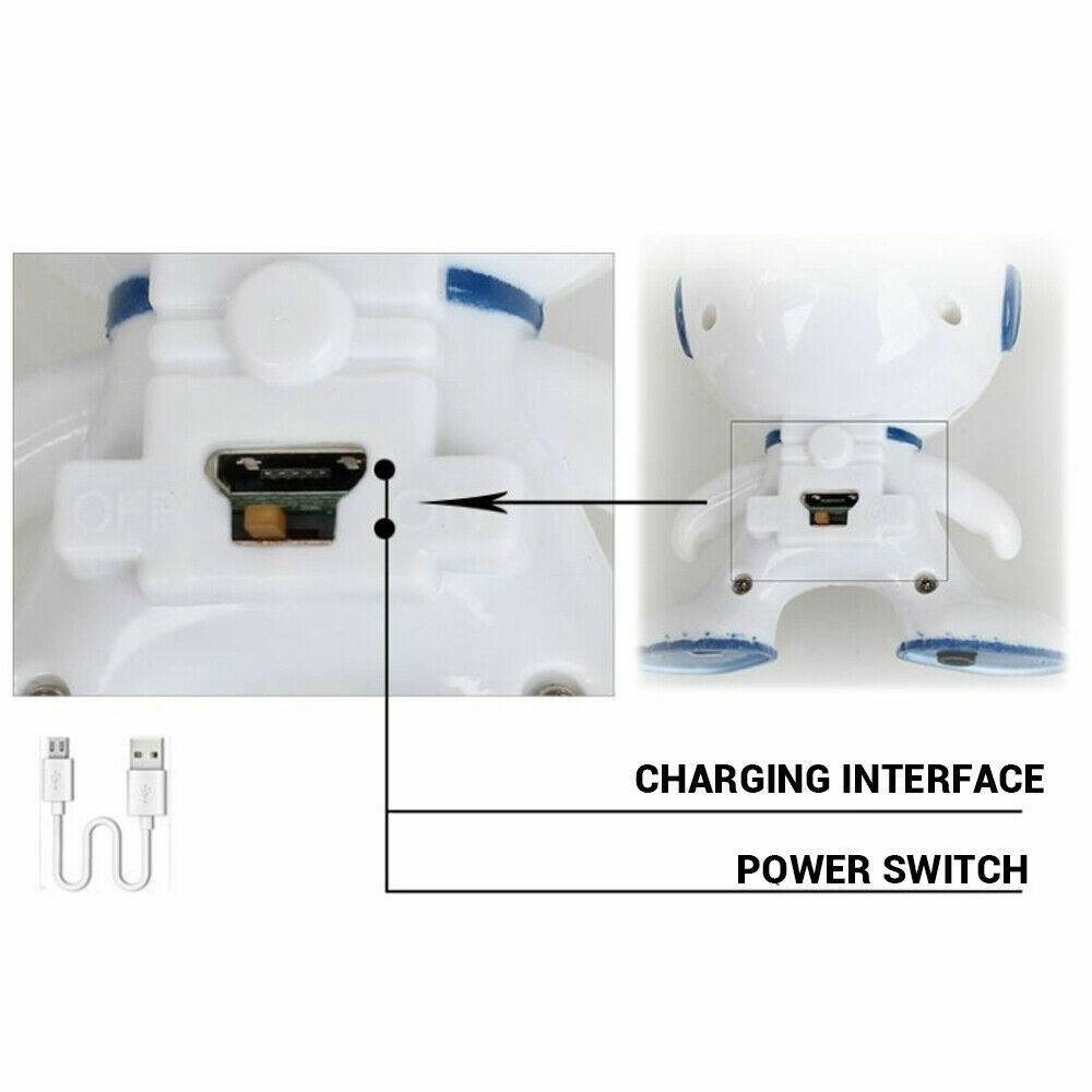 1-5PCS Electric Flying Robot Drone Toys Infrared Induction Astronaut Kids Toys