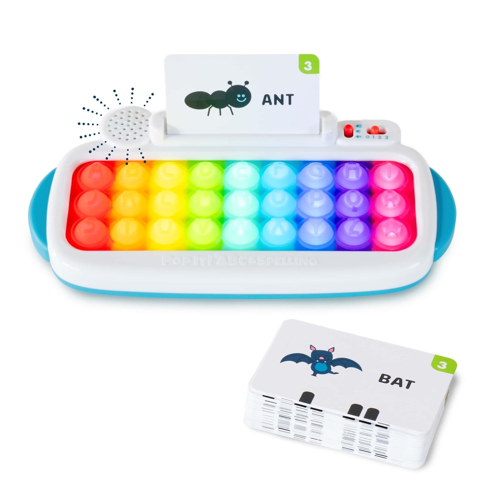 Pop It! ABC & Spelling Keyboard – Multicolor – Smart Letter Guidance with Alphab