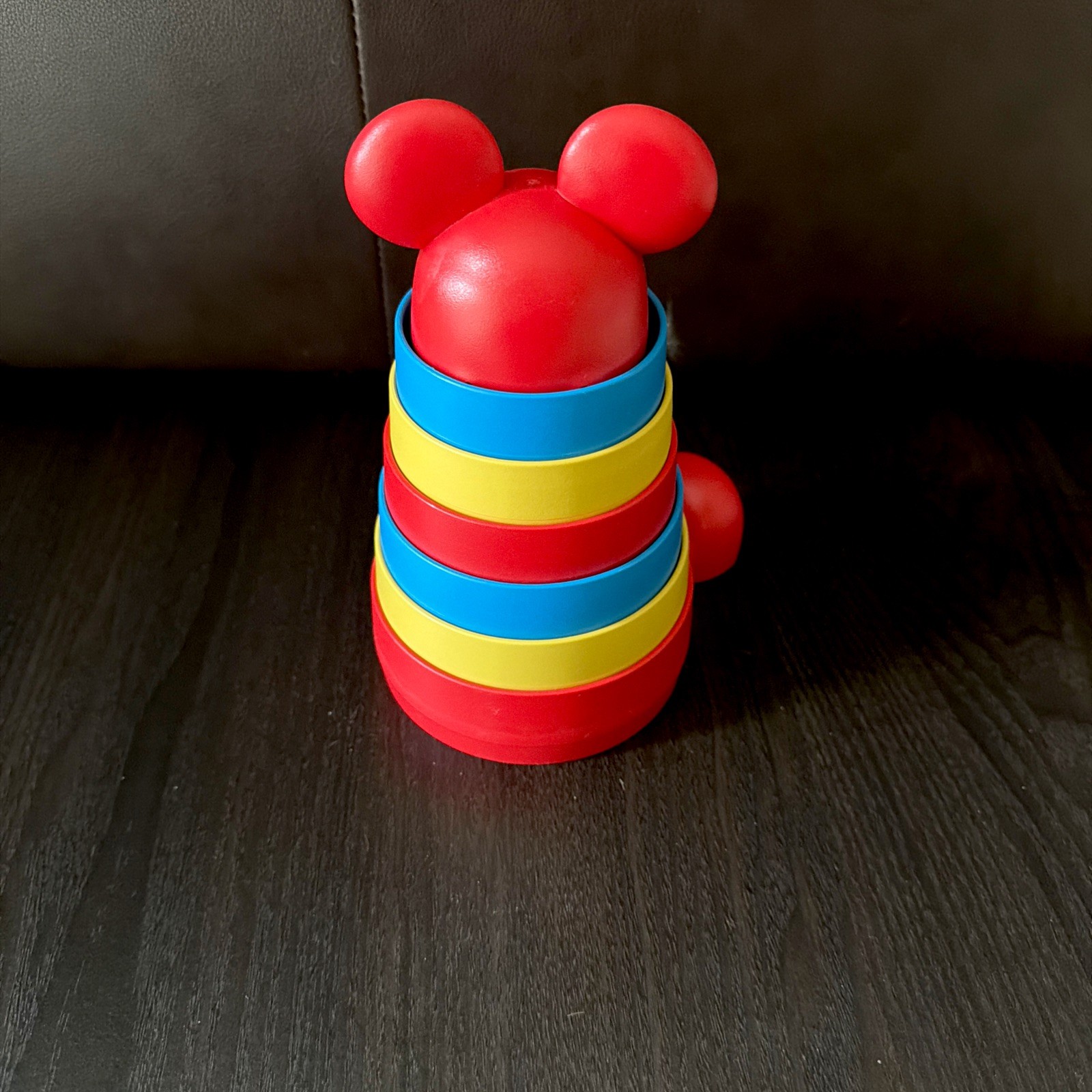 Disney Toy Stacker Mickey Mouse Baby Colorful Learning Development 6 Months +