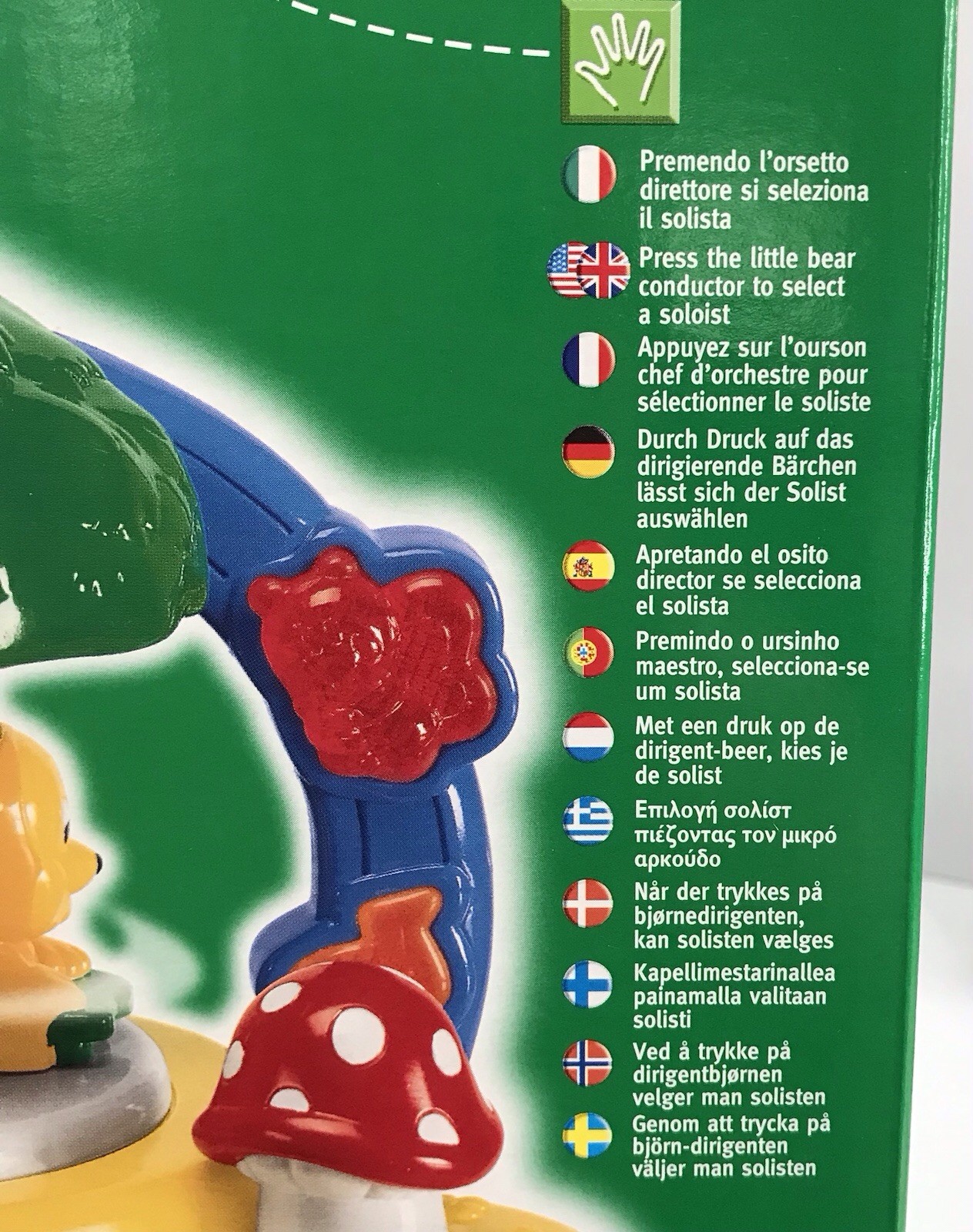 Chicco Forest Piano Instruments Animal Sounds Languages Preschool Toy 1-4 NEW