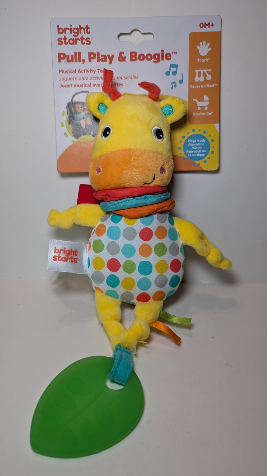 Bright Starts Pull Play And Boogie Musical Activity Toy Giraffe