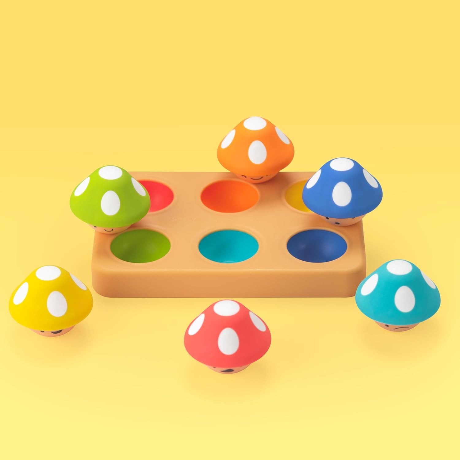 Mischievous Matching Mushrooms, Sorting Board, Social Emotional Learning Toy, ST