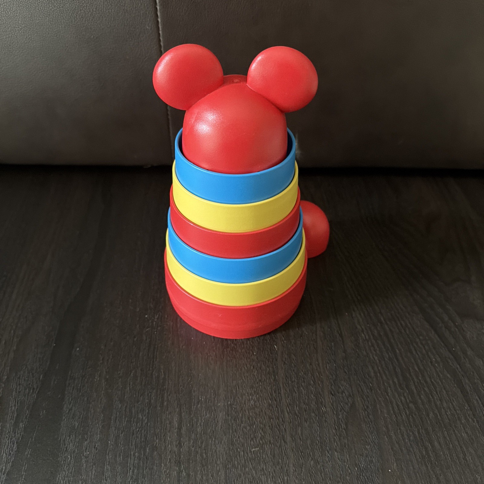 Disney Toy Stacker Mickey Mouse Baby Colorful Learning Development 6 Months +