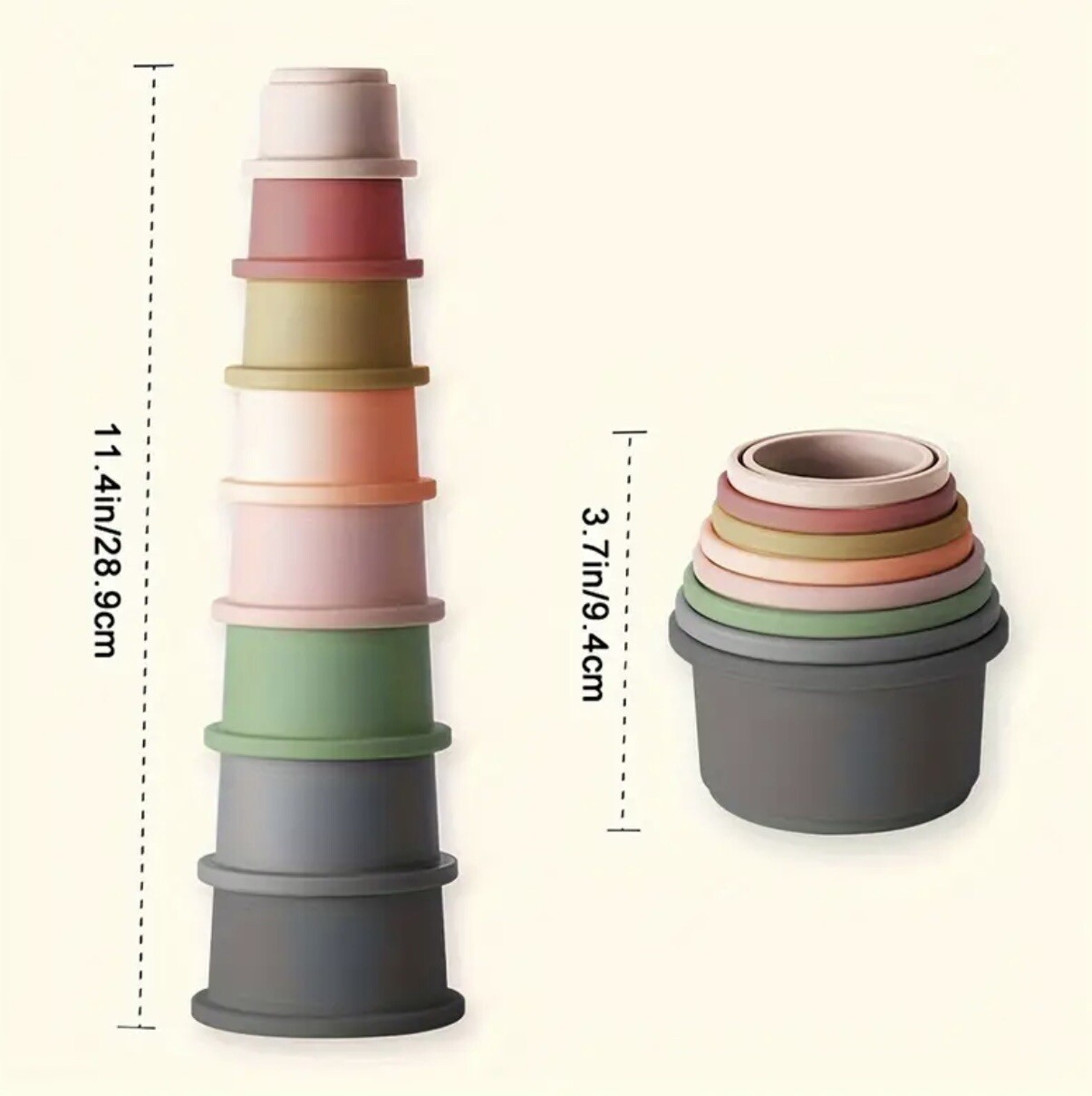 Stackable Baby Cups