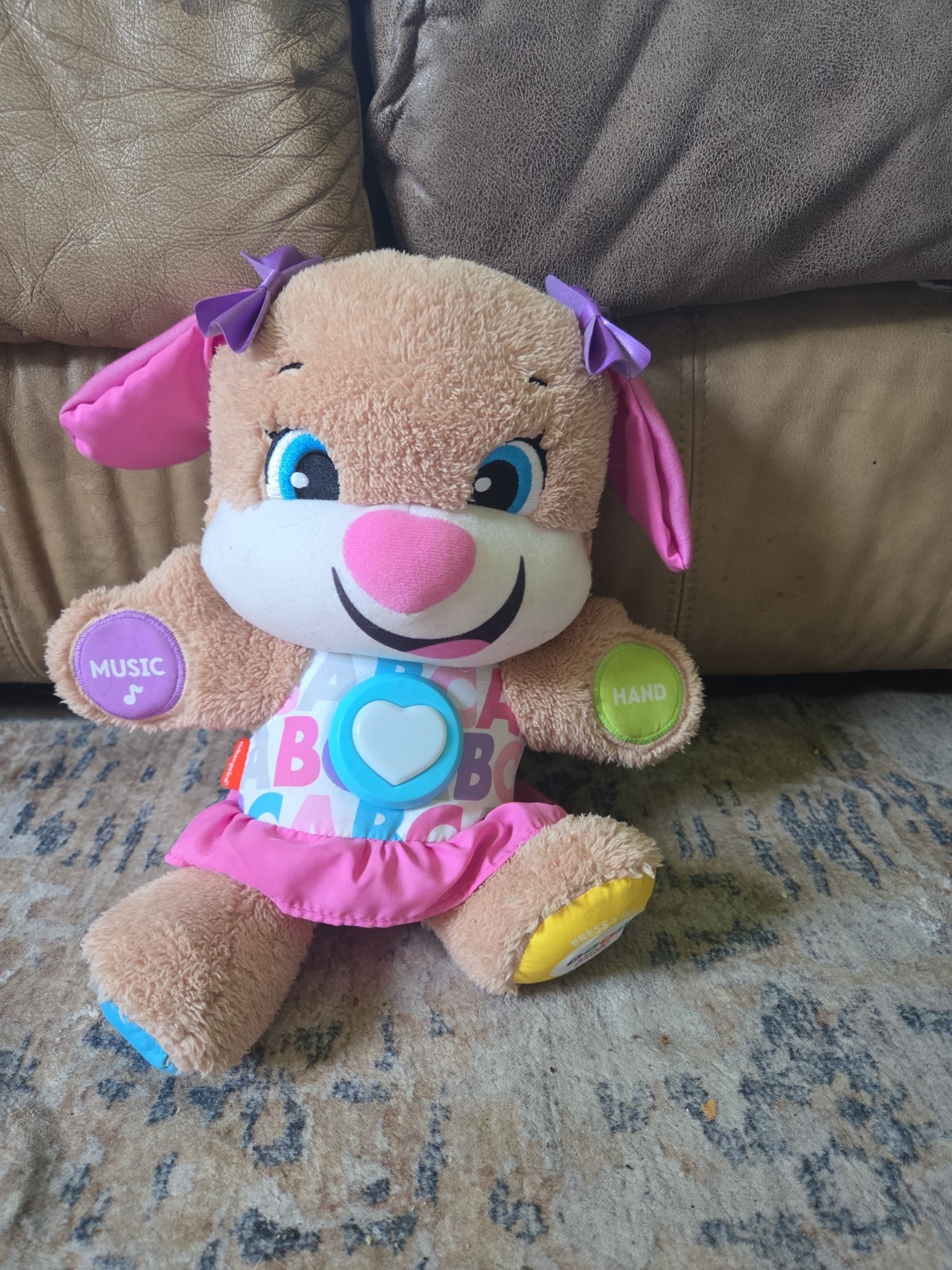 Fisher Price Puppy Dog Interactive Learning And Songs Smart Stages Plush