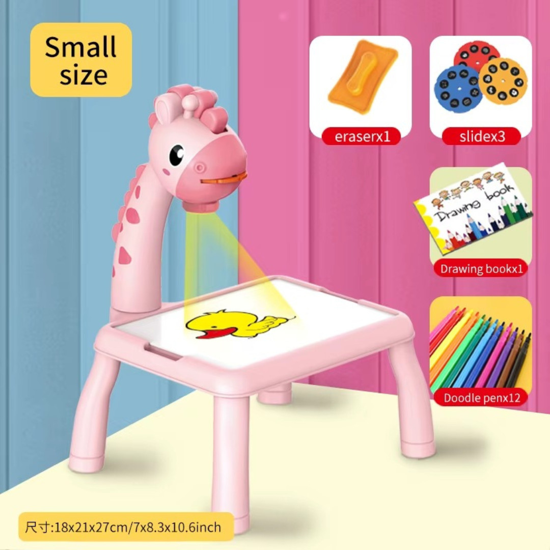 Electric Deer Projection Drawing Board Educational Writing Drawing Toy