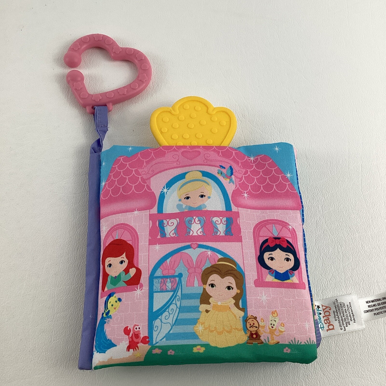 Disney Baby Princess Teether Soft Baby Activity Books Crinkle You’re My Cupcake