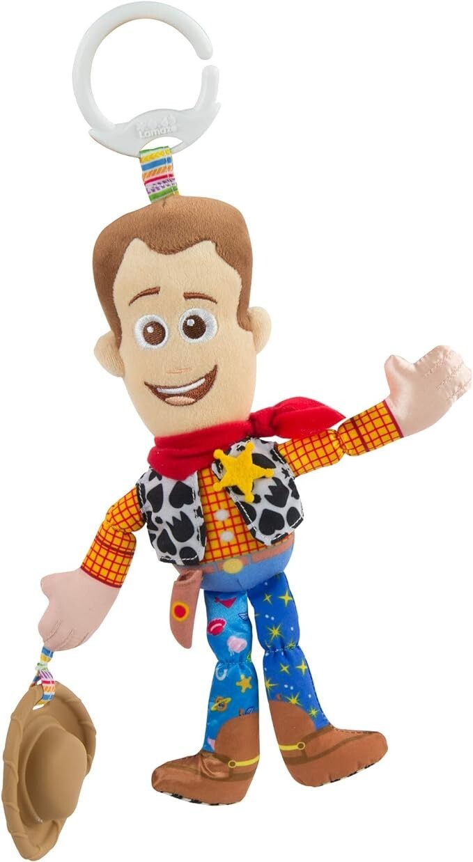 Lamaze CLIP AND GO WOODY Disney Pixar Toy Story Stroller Tactile Teether