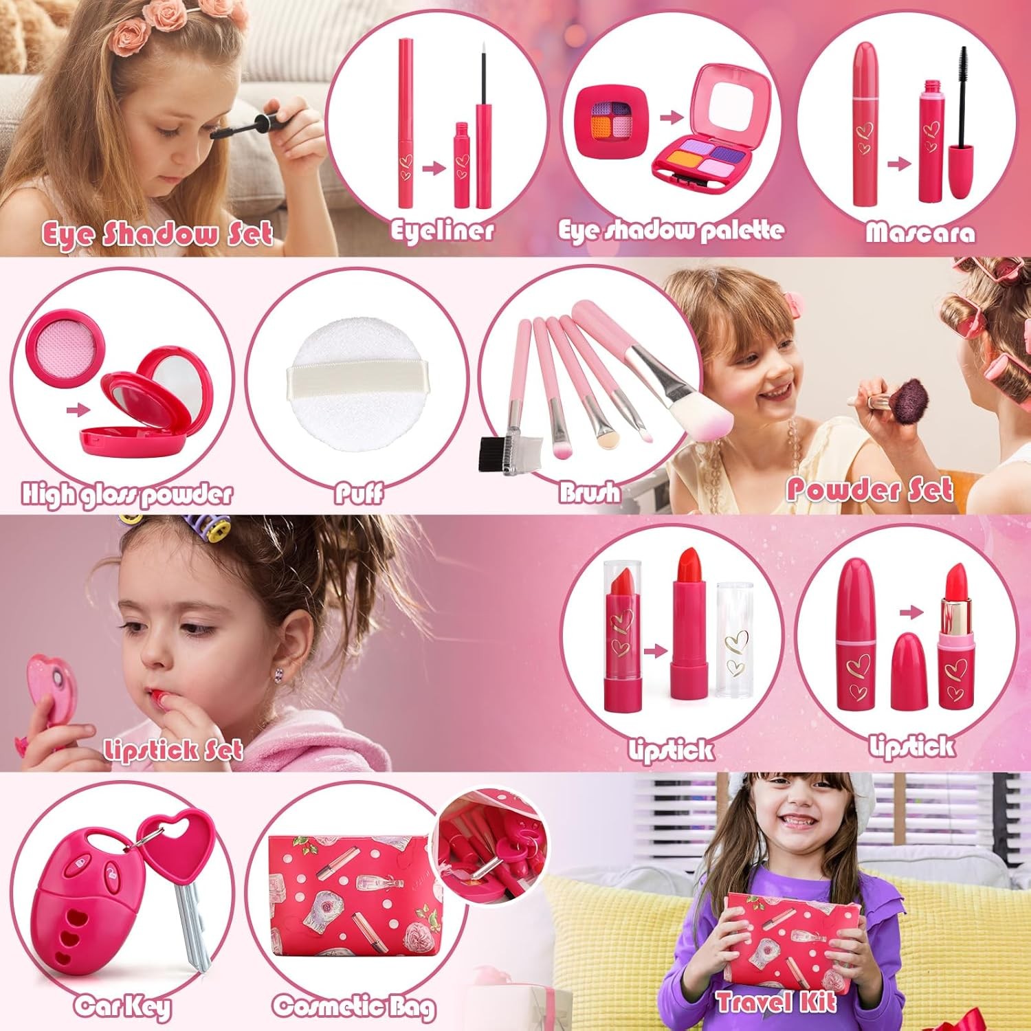 Toys For Girls Beauty Set Kids 3 4 5 6 7 8 9 10 11 Years Age Old Cool Gift Xmas*