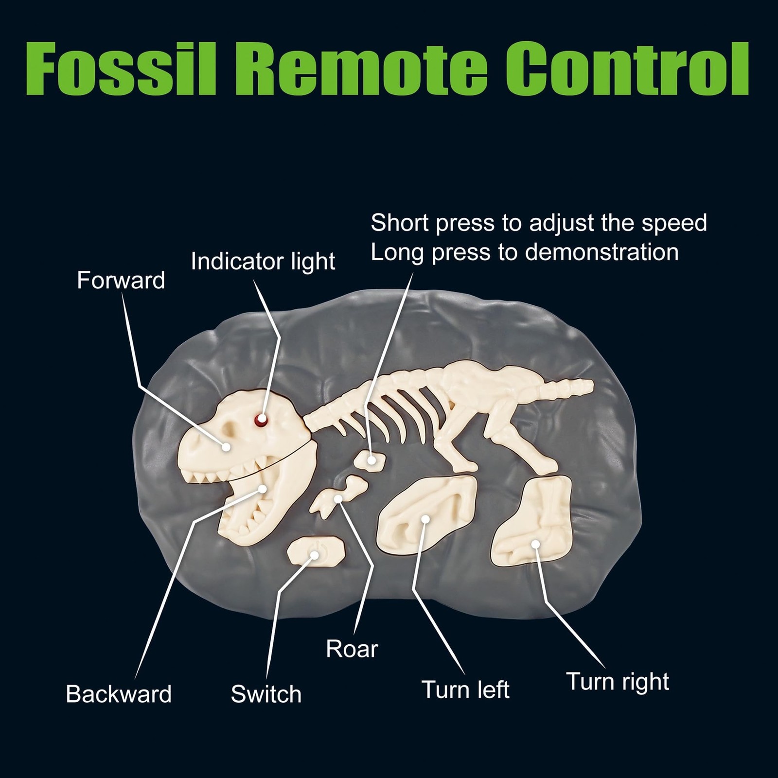 21inches Large Remote Control Dinosaur Toys for Boys Girls 3-10 Years Old RC …