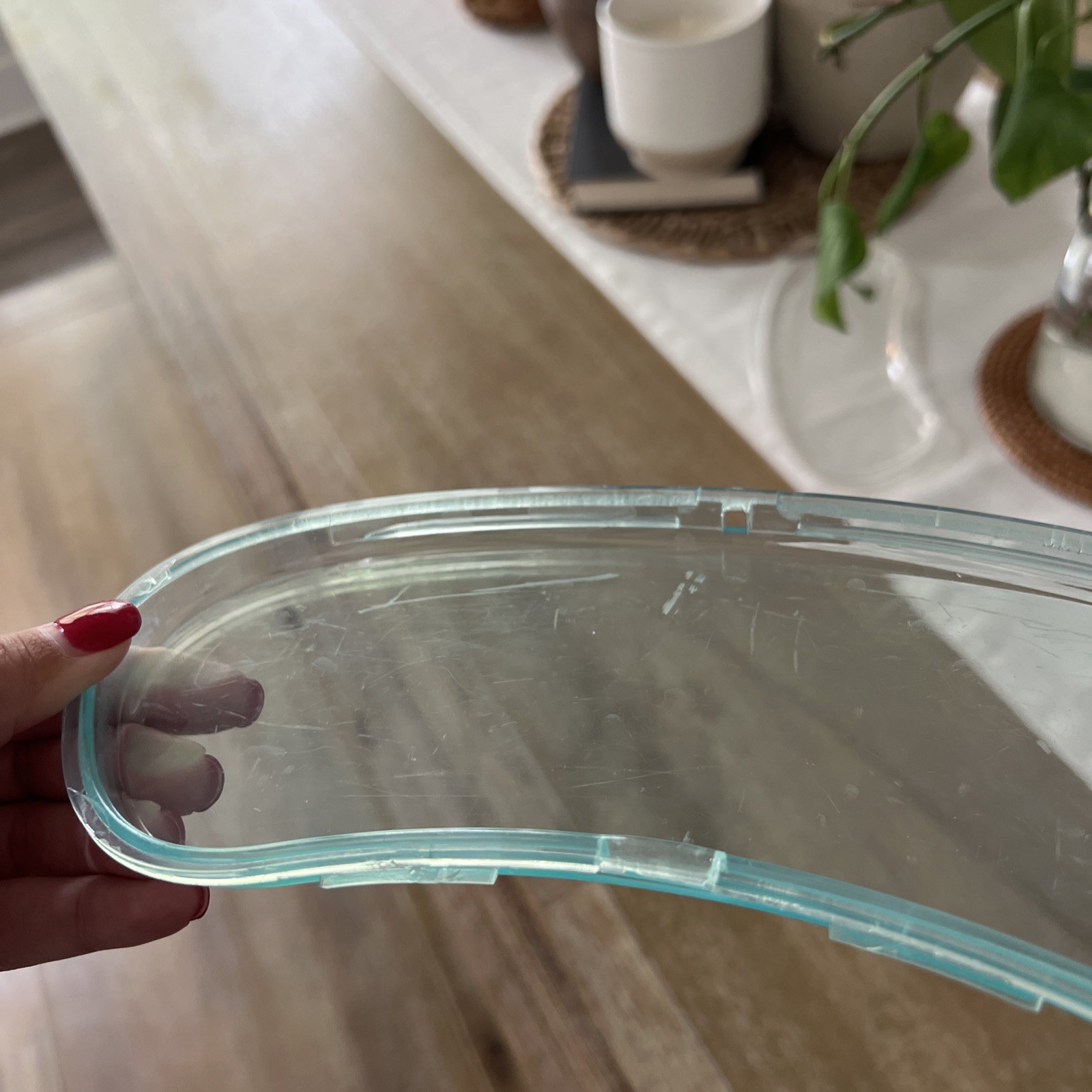 Skip Hop Silver Lining Cloud Activity Blue Plastic Snack Dish Tray • Replacement