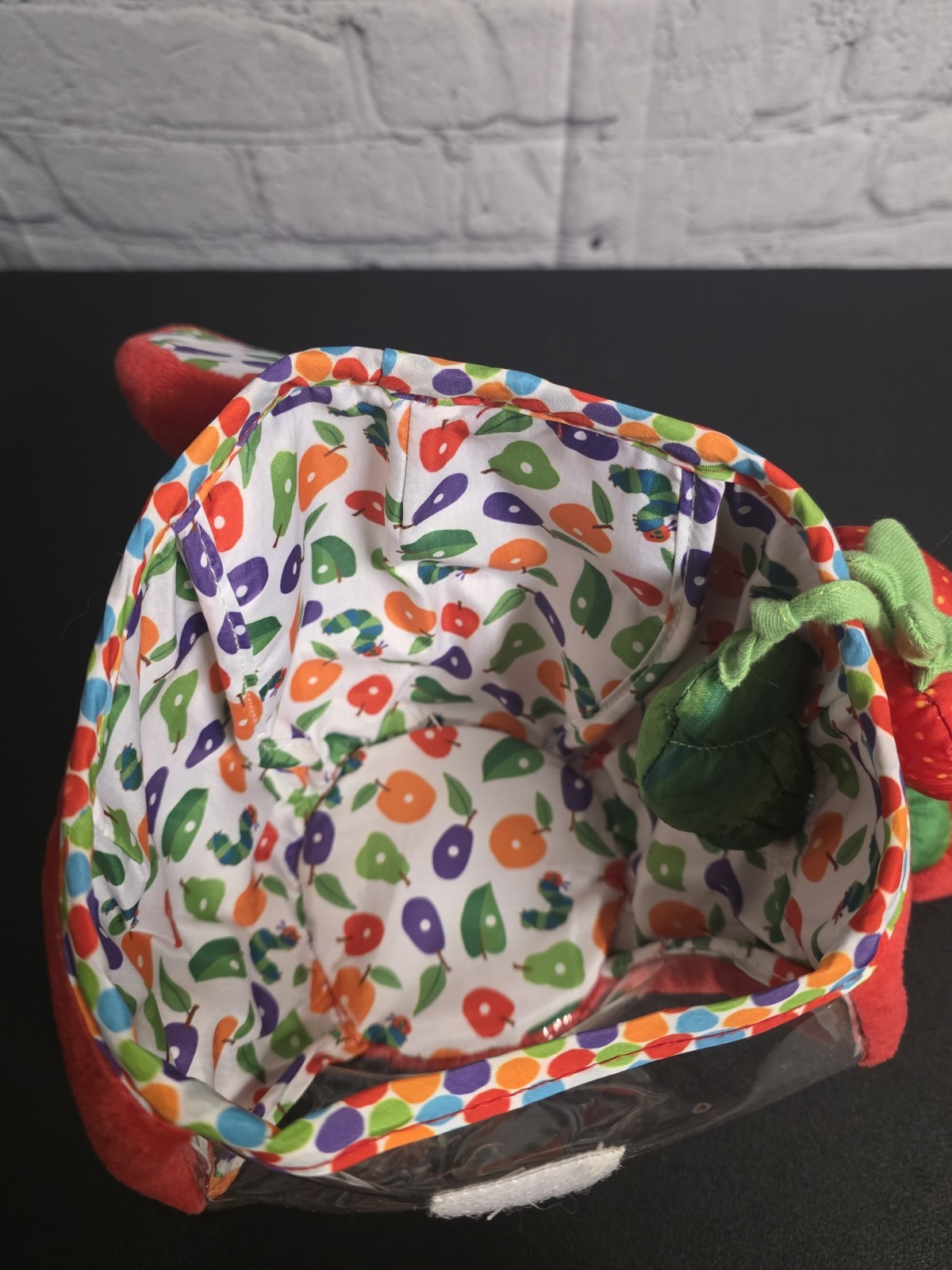 The Very Hungry Caterpillar Eric Carle Apple Plush Toy Baby Toddler Fruit