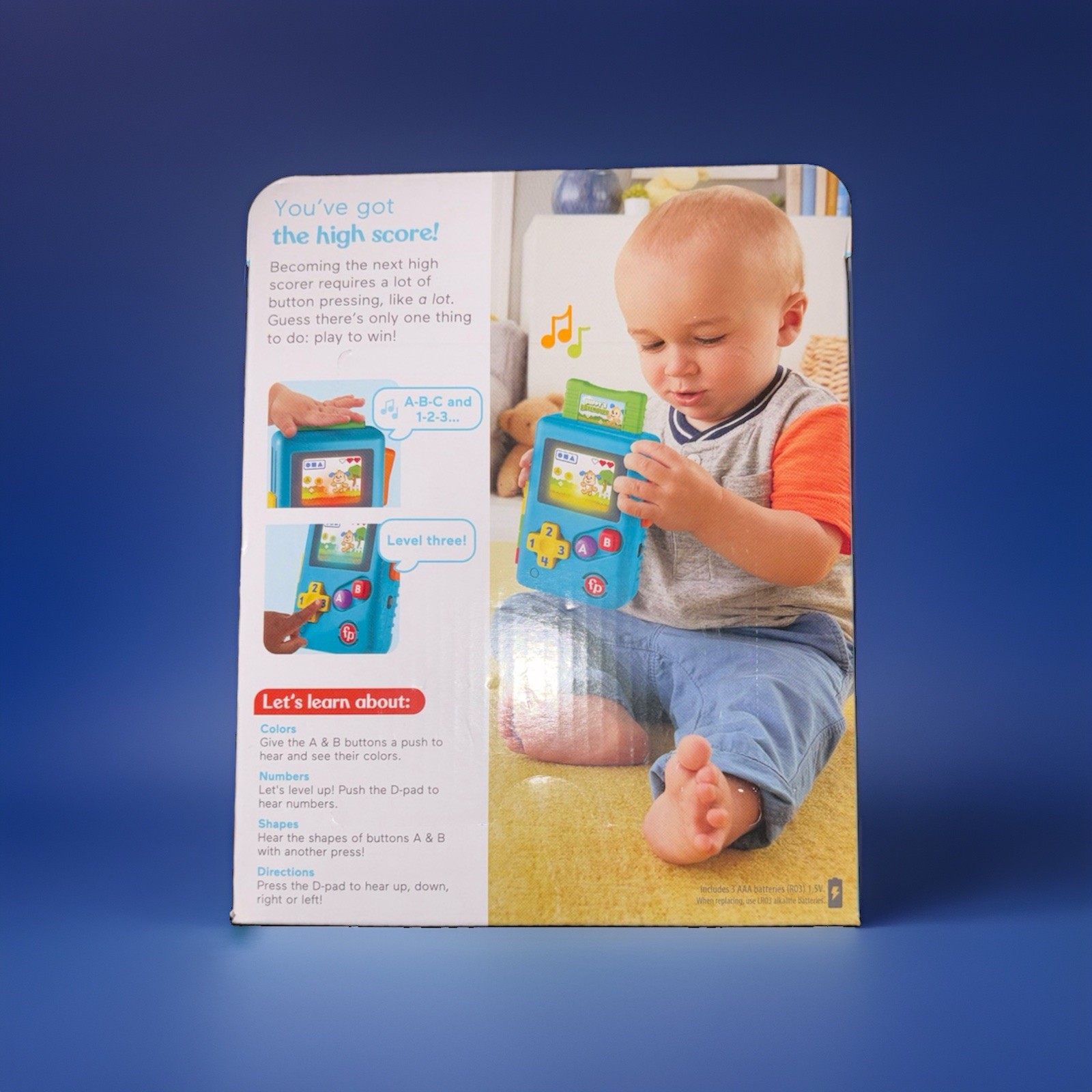 Fisher-Price Laugh & Learn Lil’ Gamer Pretend Video Game Toy 6-36 Months