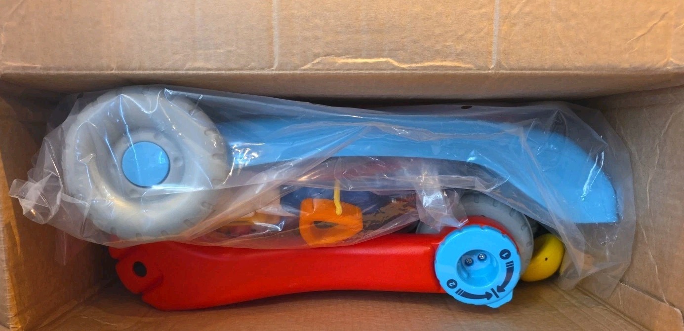 VTech Sit to Stand Learning Walker Blue Baby Push Walker Toddler Activity Center