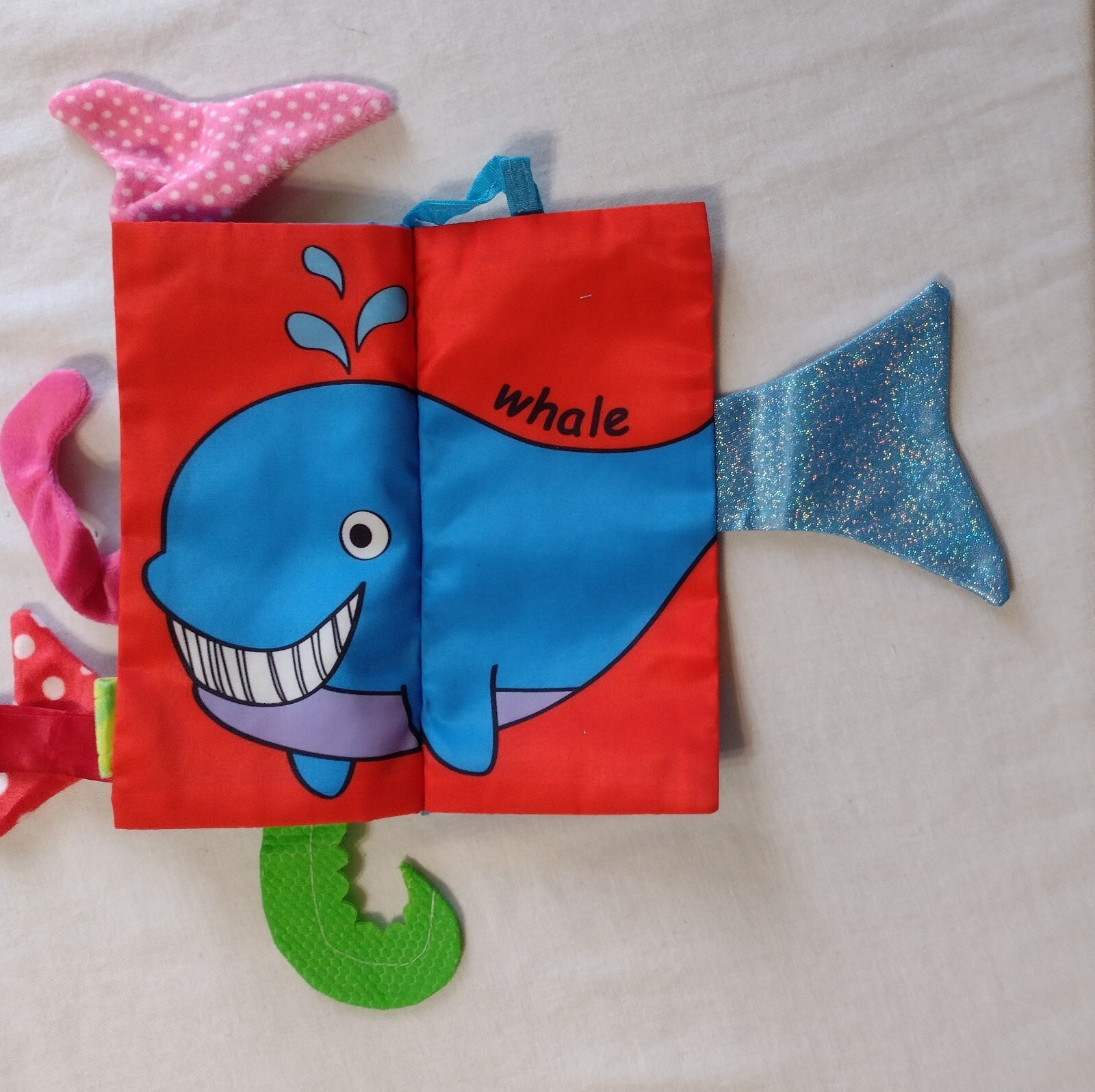 OCEAN TAILS SOFT BOOK CLOTH AGE 0-5 YEARS NEW IN PACKAGE