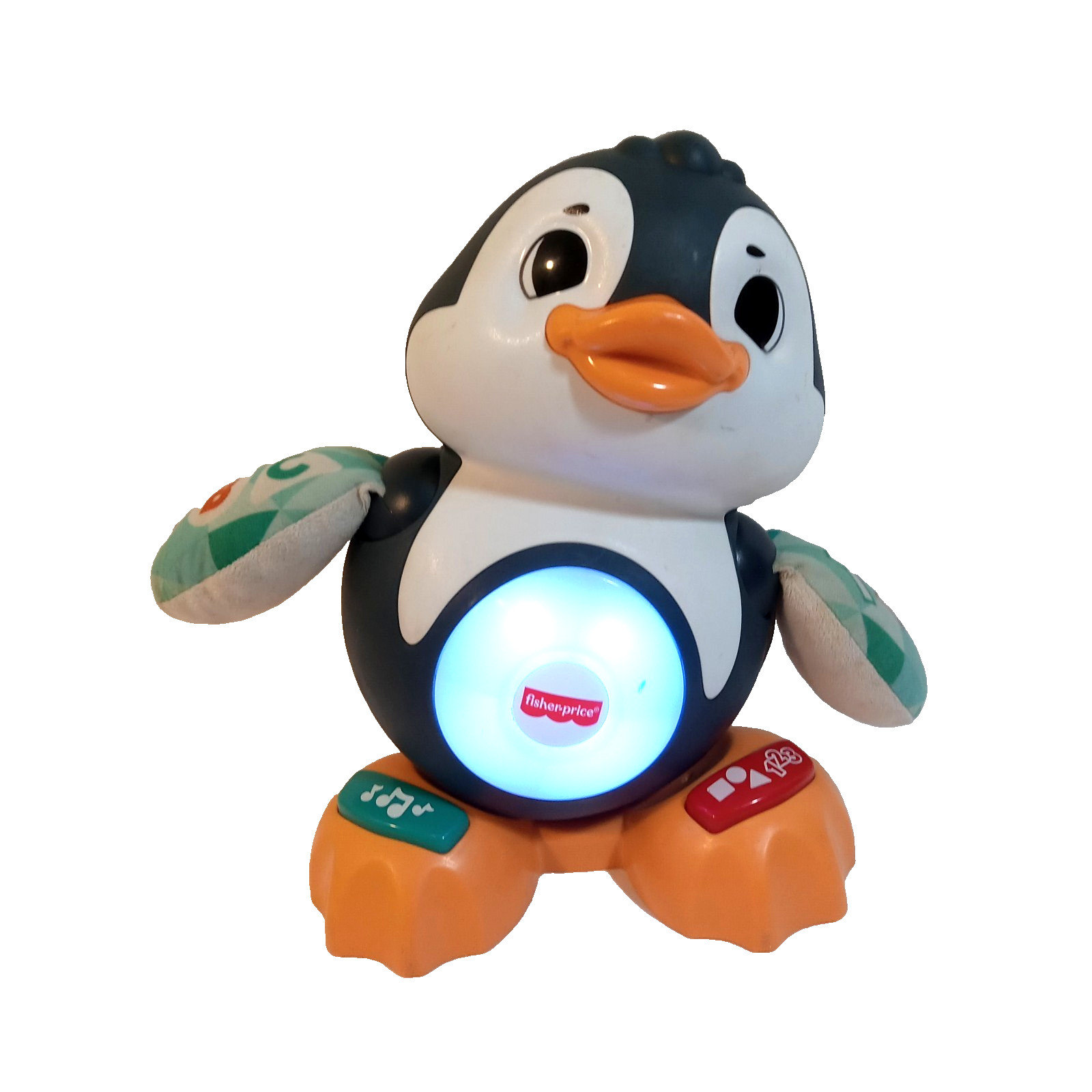 Fisher Price Linkimals Cool Beats Penguin White Yellow Gray Learning Dancing Toy
