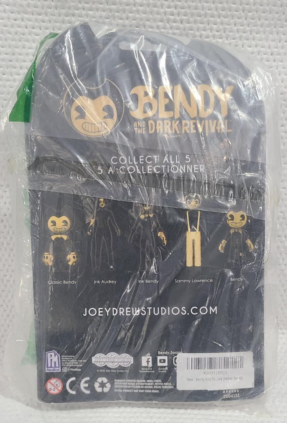 Bendy & The Ink Machine Yellow Bendy Action Figure Series 3 Classic New Open Box