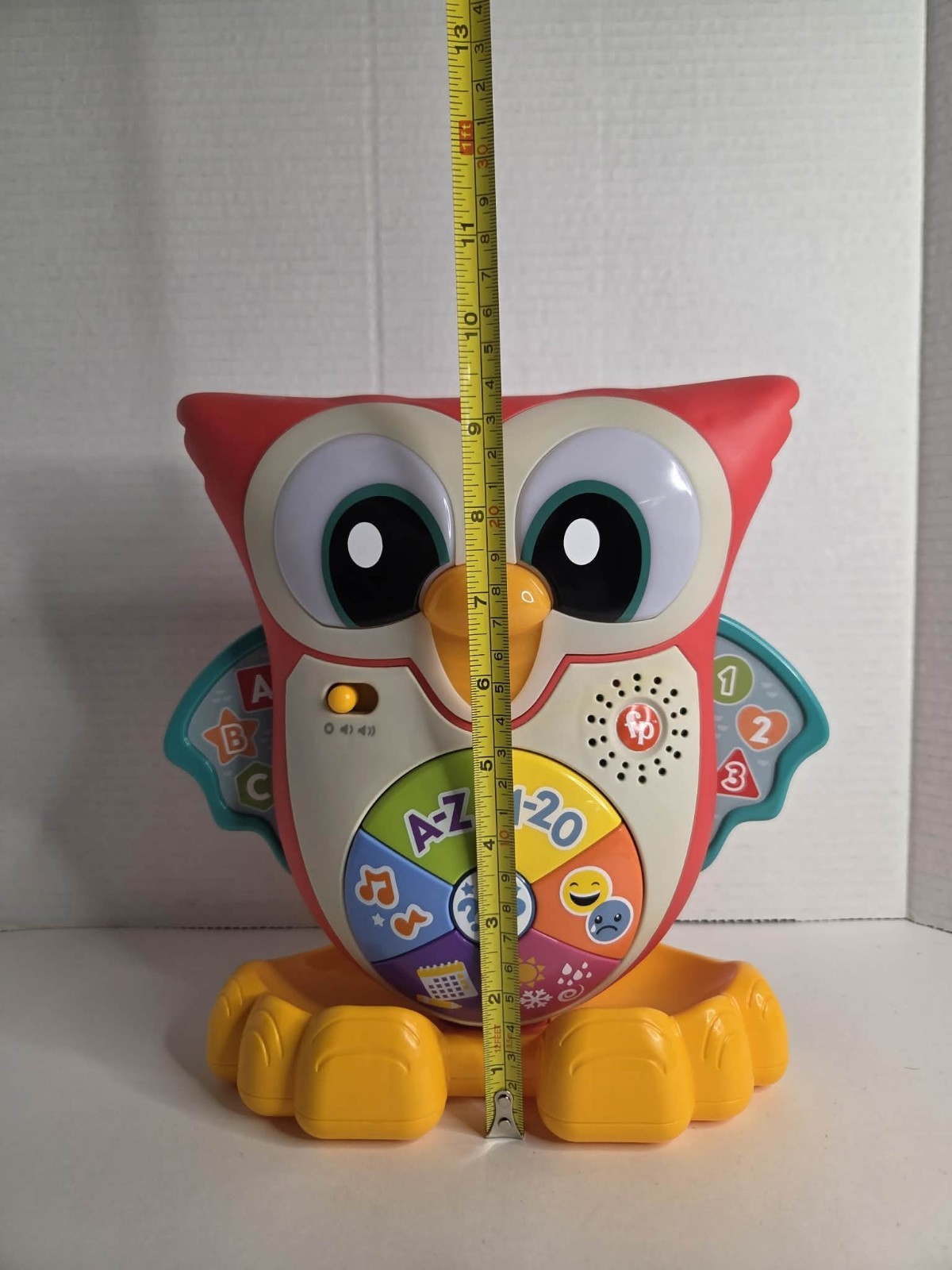 Fisher Price Linkimals Toy Light Up & Learn Owl ABC/123’s- Interactive Preowned