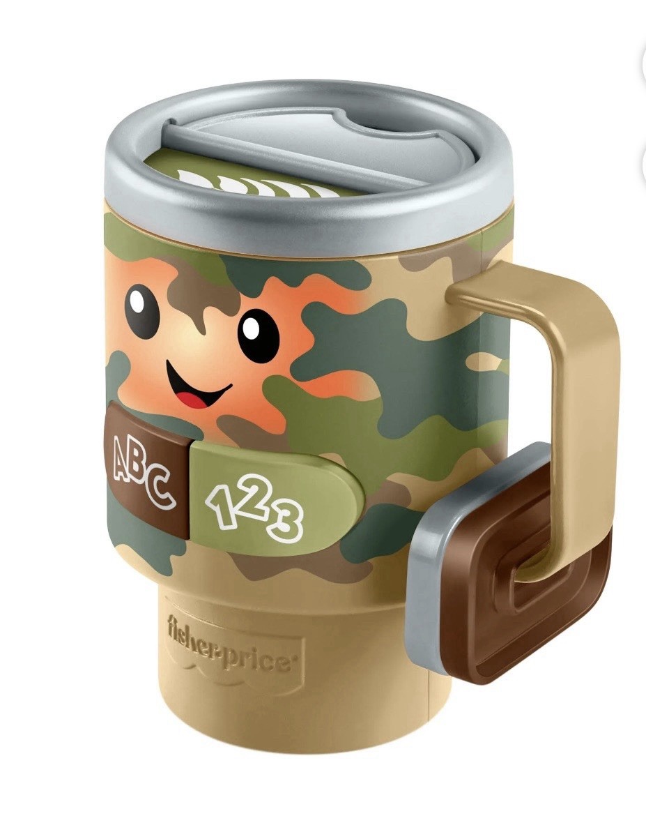 NEW Fisher‑Price Laugh & Learn Wake Up & Learn Coffee Mug Toy 6–36M Tested Works