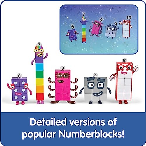 Numberblocks Friends Six to Ten Numberblocks Character Figures 5-Pack 95357