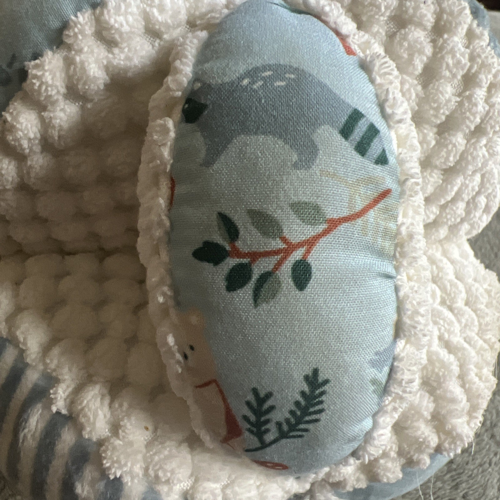 Blue and Animals Grab or Clutch Baby Ball