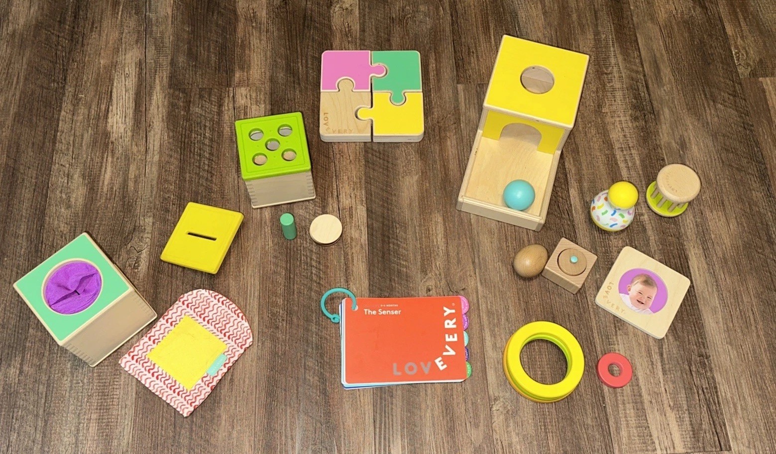 Huge LOVEVERY Lot Montessori Wooden Toys Development Puzzle Baby Development