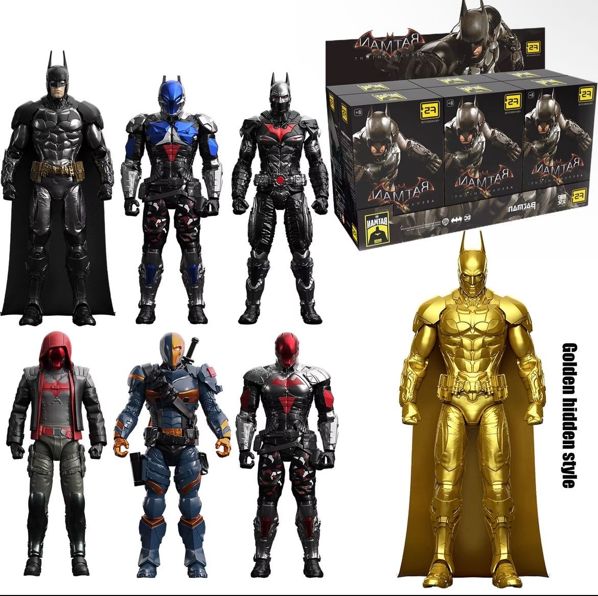 Batman Arkham Knight F5 Blind Box 10cm Collectible Model 7 Styles Gift Toy