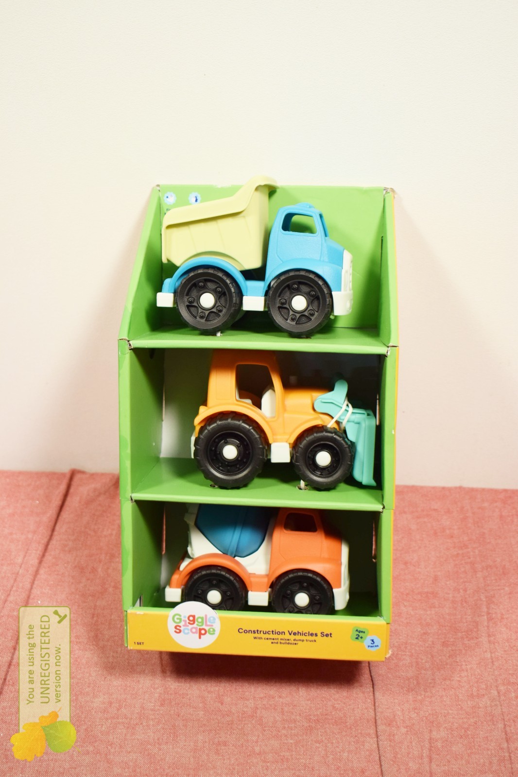 Gigglescape Construction Vehicles Set – 3pk