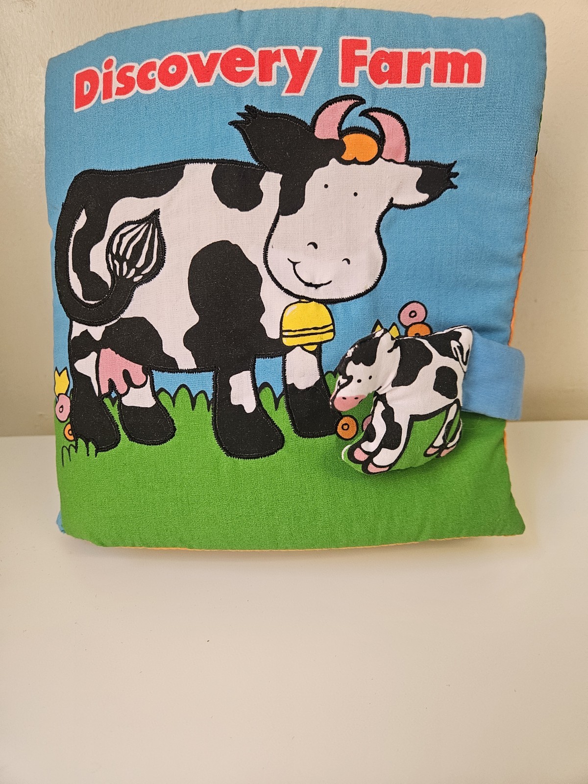 Discovery Farm- Book Baby 12-18 Mos Colorful Cloth, Rattle,