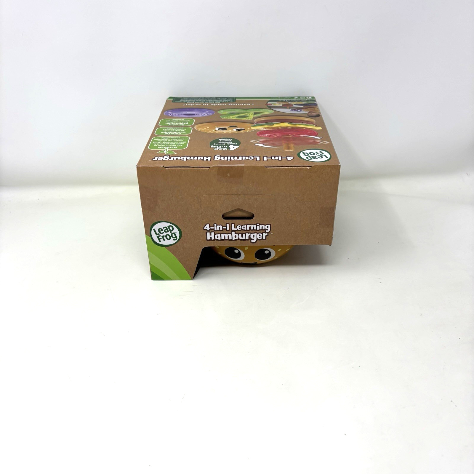 LeapFrog 4-in-1 Learning Hamburger Toy 12+ Months Stacking Puzzle New in Box