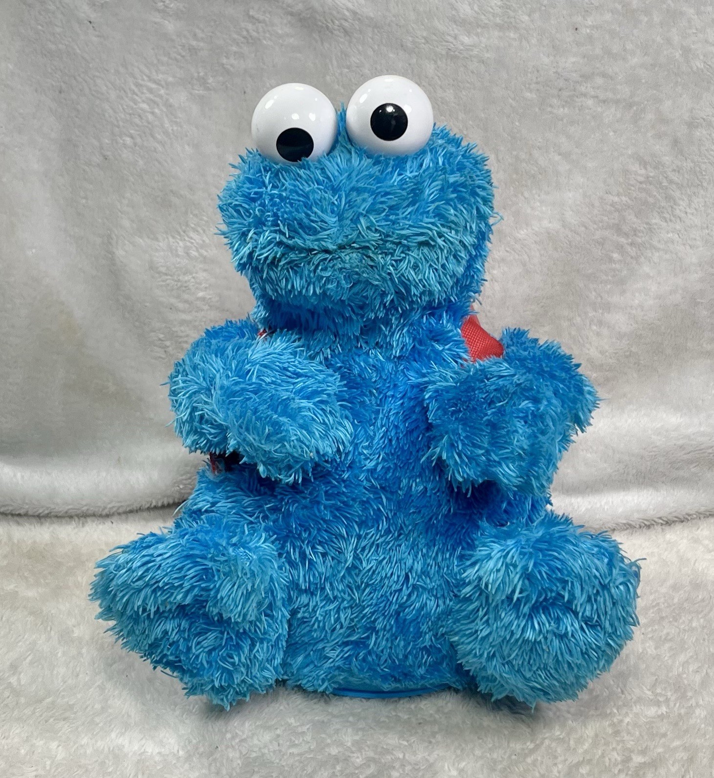 Cookie Monster Count ‘n Crunch Sesame Street w/Backpack *No Cookies* Works!!!!