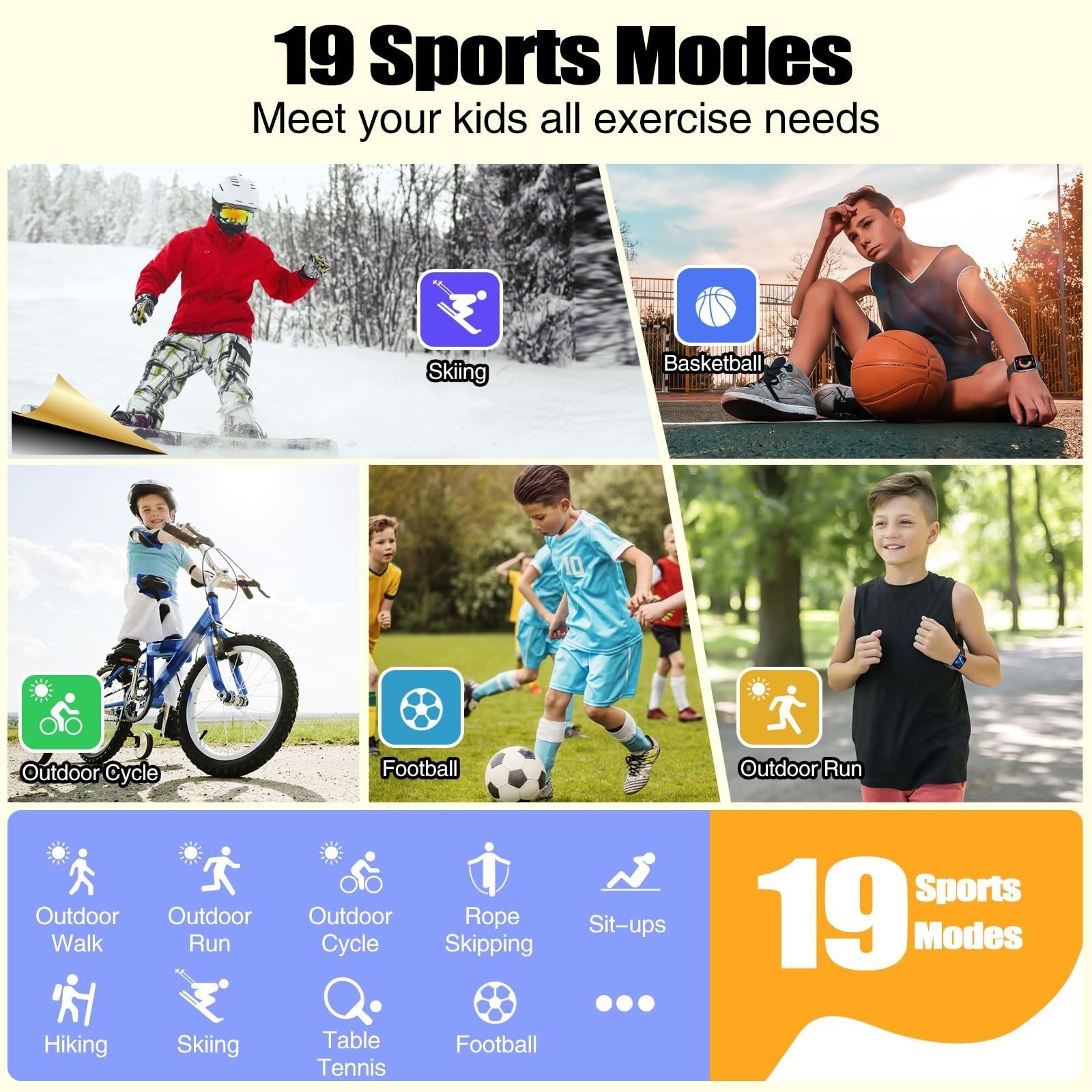 meoonley Kids Watch for Girls Boys with IP68 Waterproof, Girls Watch with 19 …
