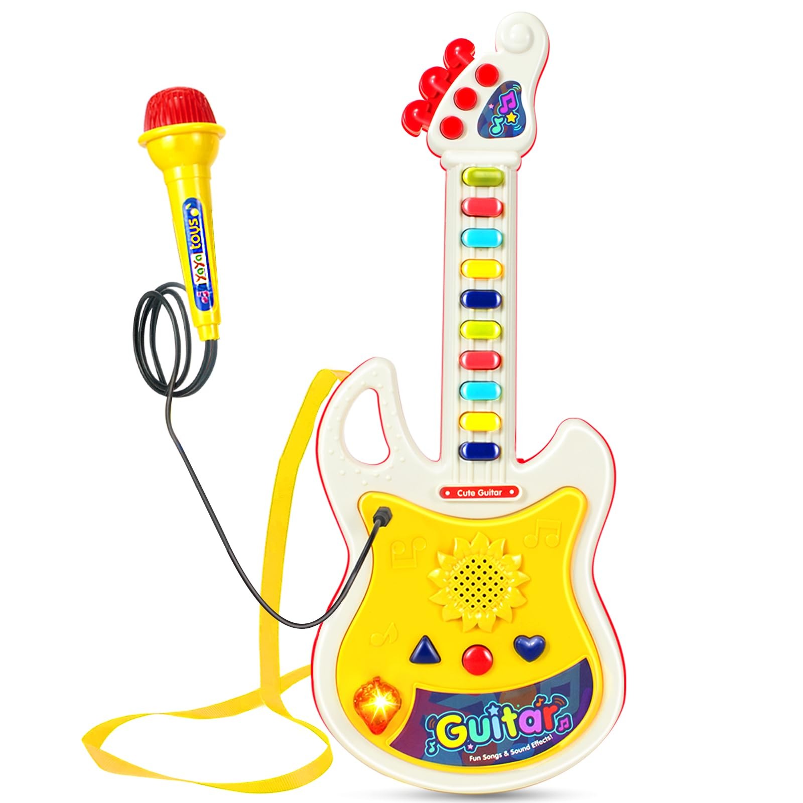 Toddler Guitar, Musical Instruments Toys for Toddlers 2 3, Montessori Karaoke…