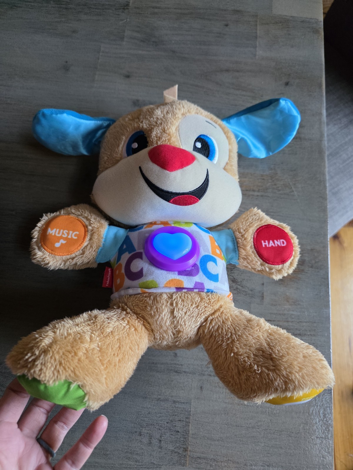 Fisher-Price Laugh Learn Smart Stages Puppy Plush Learning Toy Tested & Working