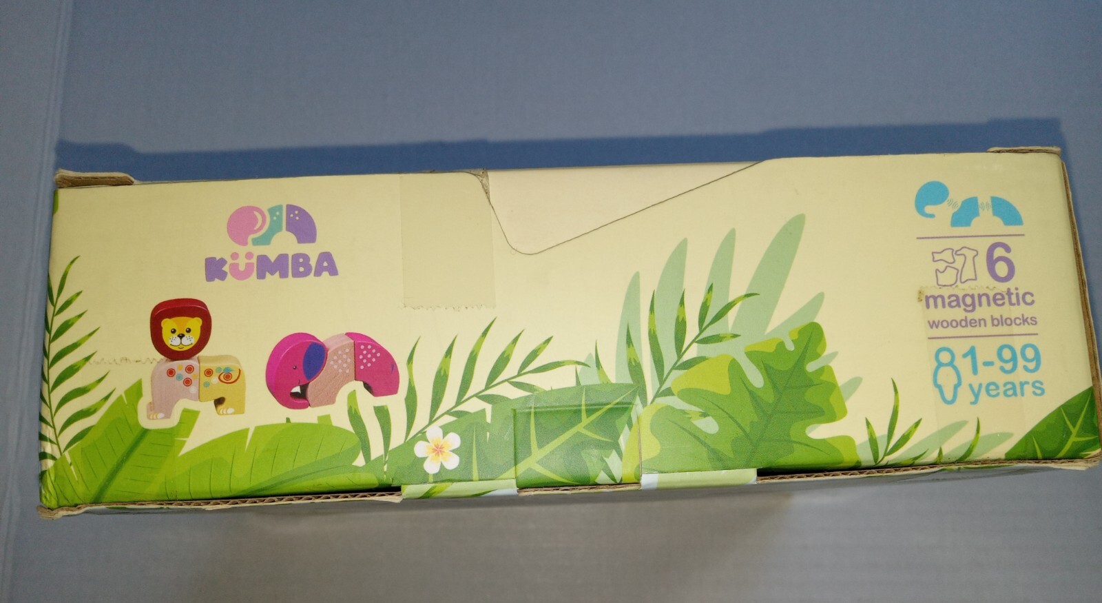 Kumba Magnetic Toys Elephant, Lion, Zebra, Giraffe, Alligator AGES 1-99 New