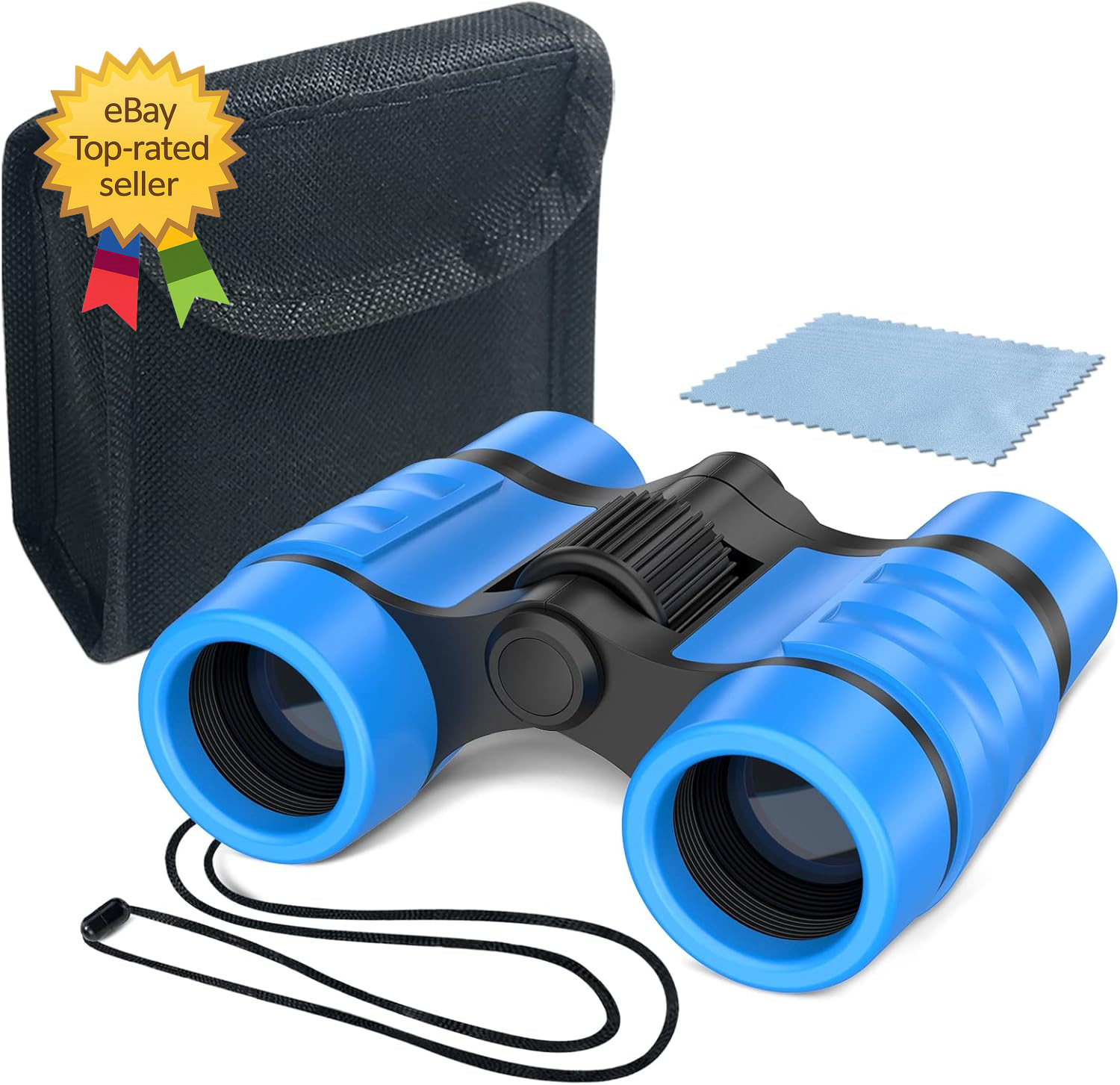 Binoculars for Kids Blue Toys Gifts for Age 3-10+ Years Boys Girls Telescope….