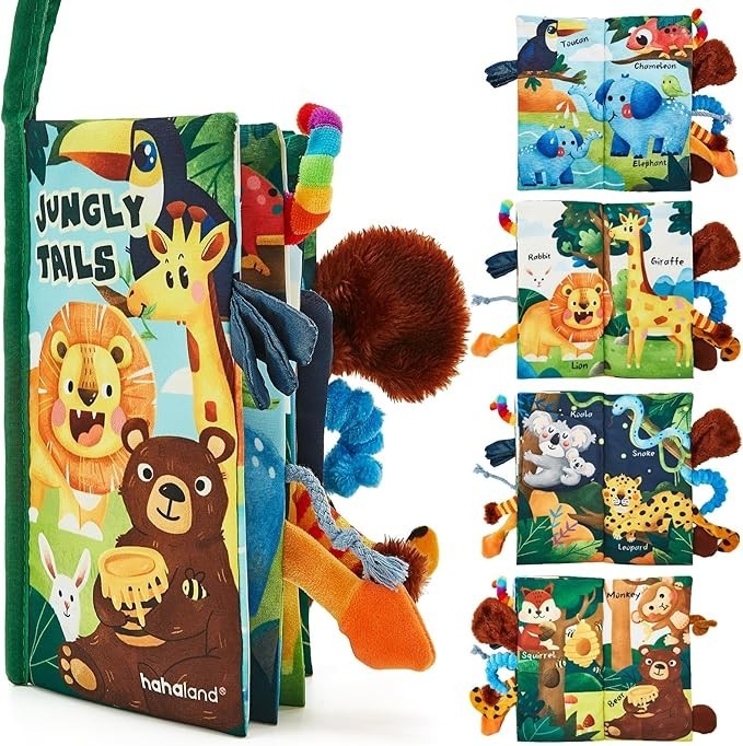 Baby Books 0-6 Months,Infant Tummy Time Toy Sensory Toys 6 to 12 Months
