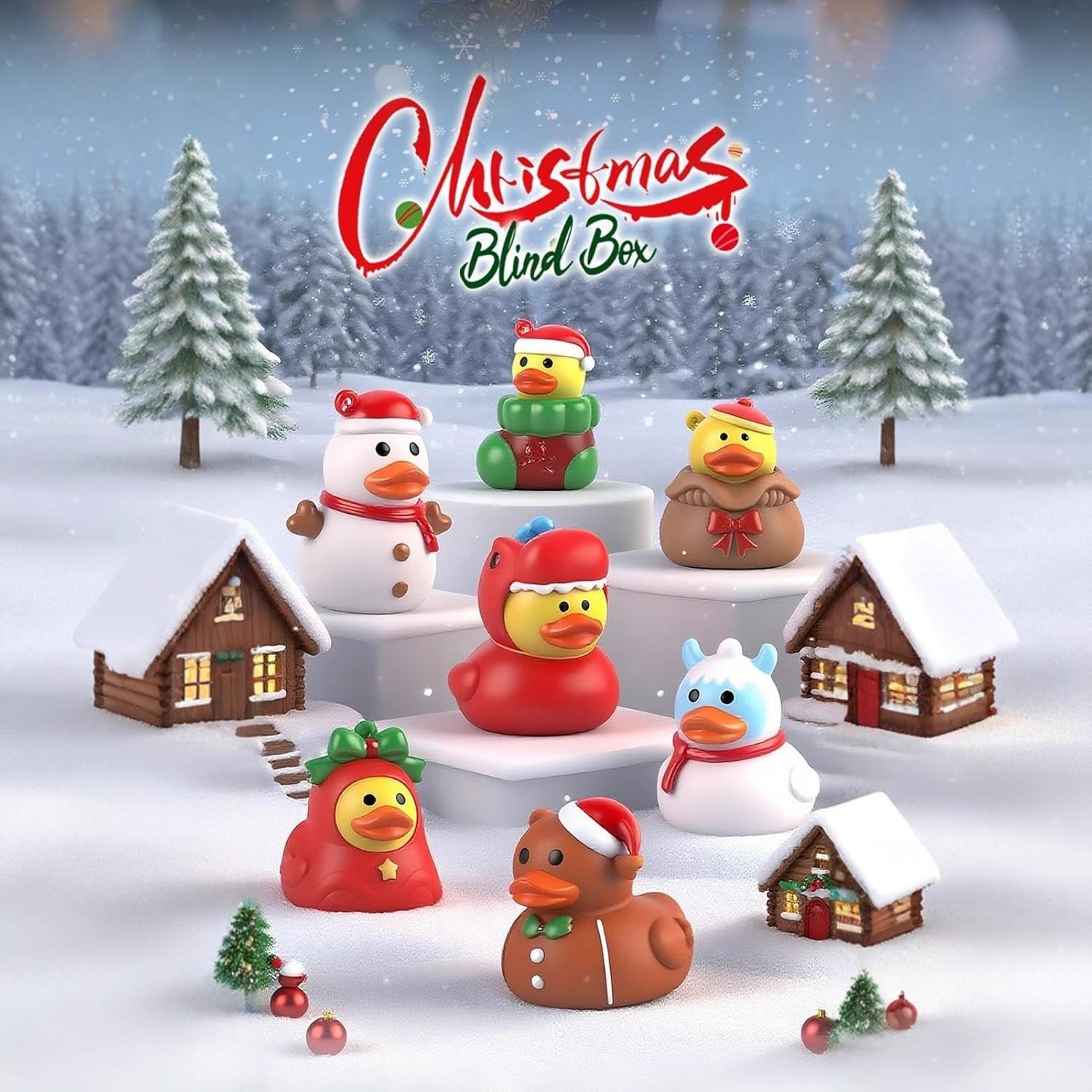 2025 Advent Calendar Rubber Ducks 24 Days of Surprises Gift for Kids Boys Gir…